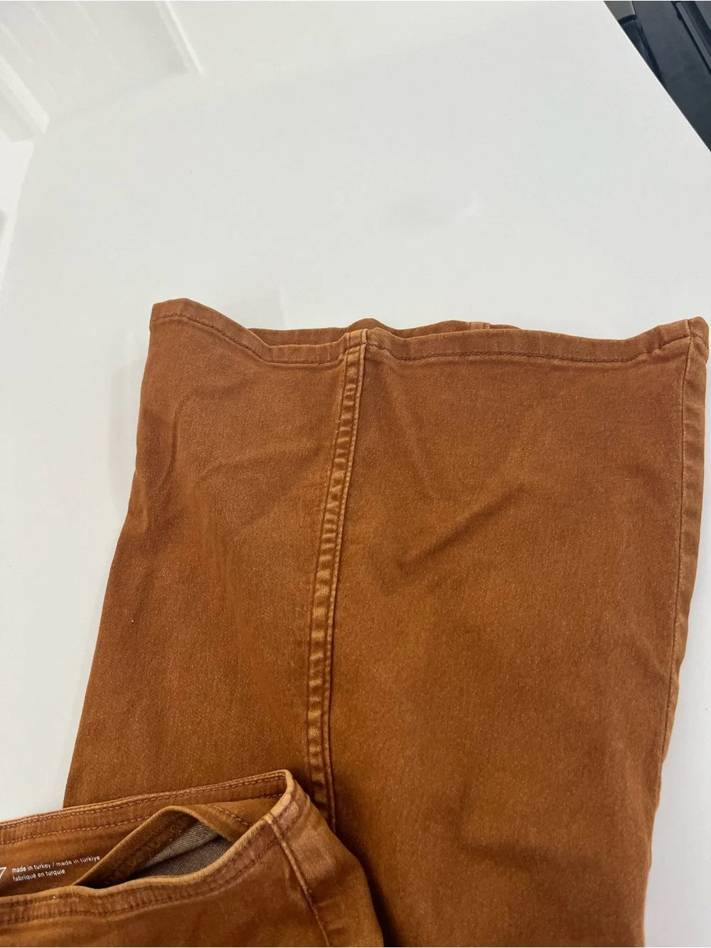 Pilcro High-Rise Pants in Rust size 27 wide leg - Picture 2 of 3